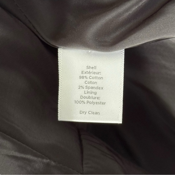 Talbots Horsebit Blazer Size 8 Black Cotton Pique Preppy Equestrian - Picture 7 of 10